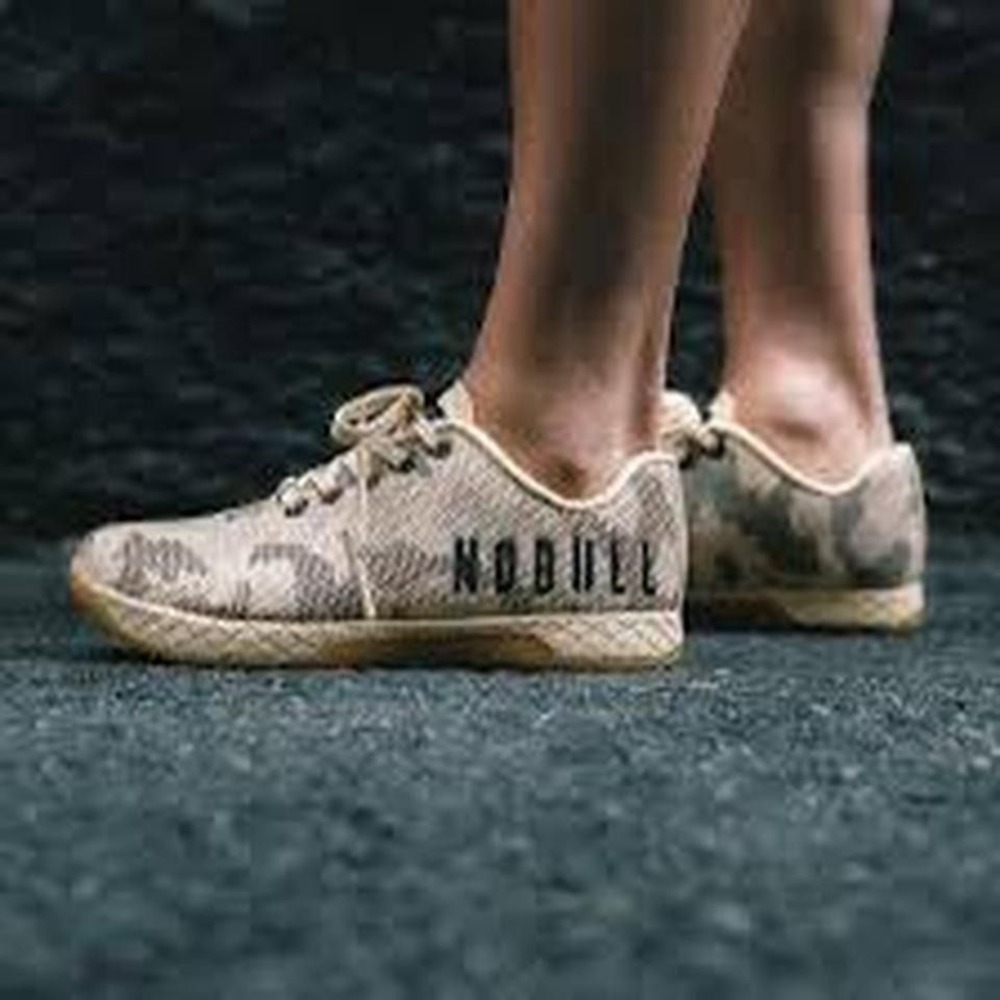 No Bull women's sand camel tan trainers